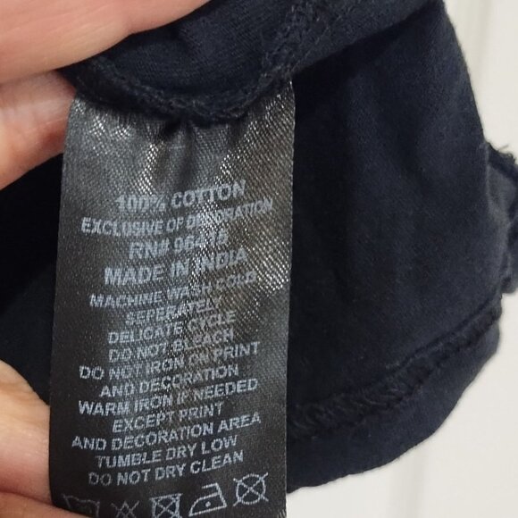 RARE Time Space "Journey Through the Stratosphere" Black Cotton Graphic Tee M - Picture 5 of 5